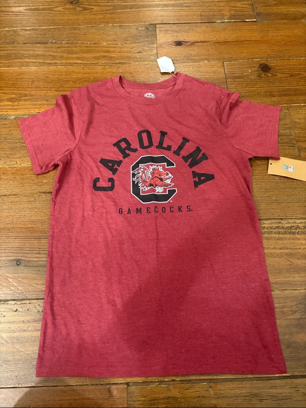 Rivalry Threads Carolina Gamecocks Heather Red Graphic Tee